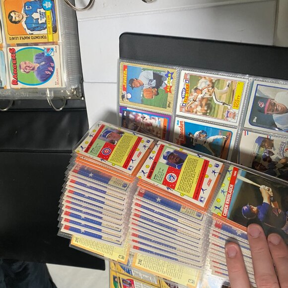 Vintage Sports Card Binder Lot - Michael Jordan Ken Griffey NBA NHL MLB Trading - Picture 12 of 16